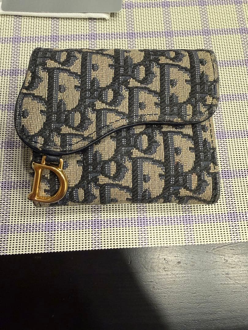 Christian Diorディオール　トロッター三つ折り財布 正規品付属品あり