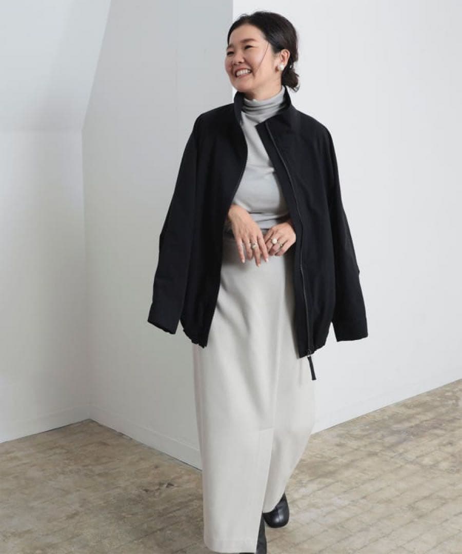 【美品】LEE × Demi-Luxe BEAMS オーバースタンドブルゾン.M