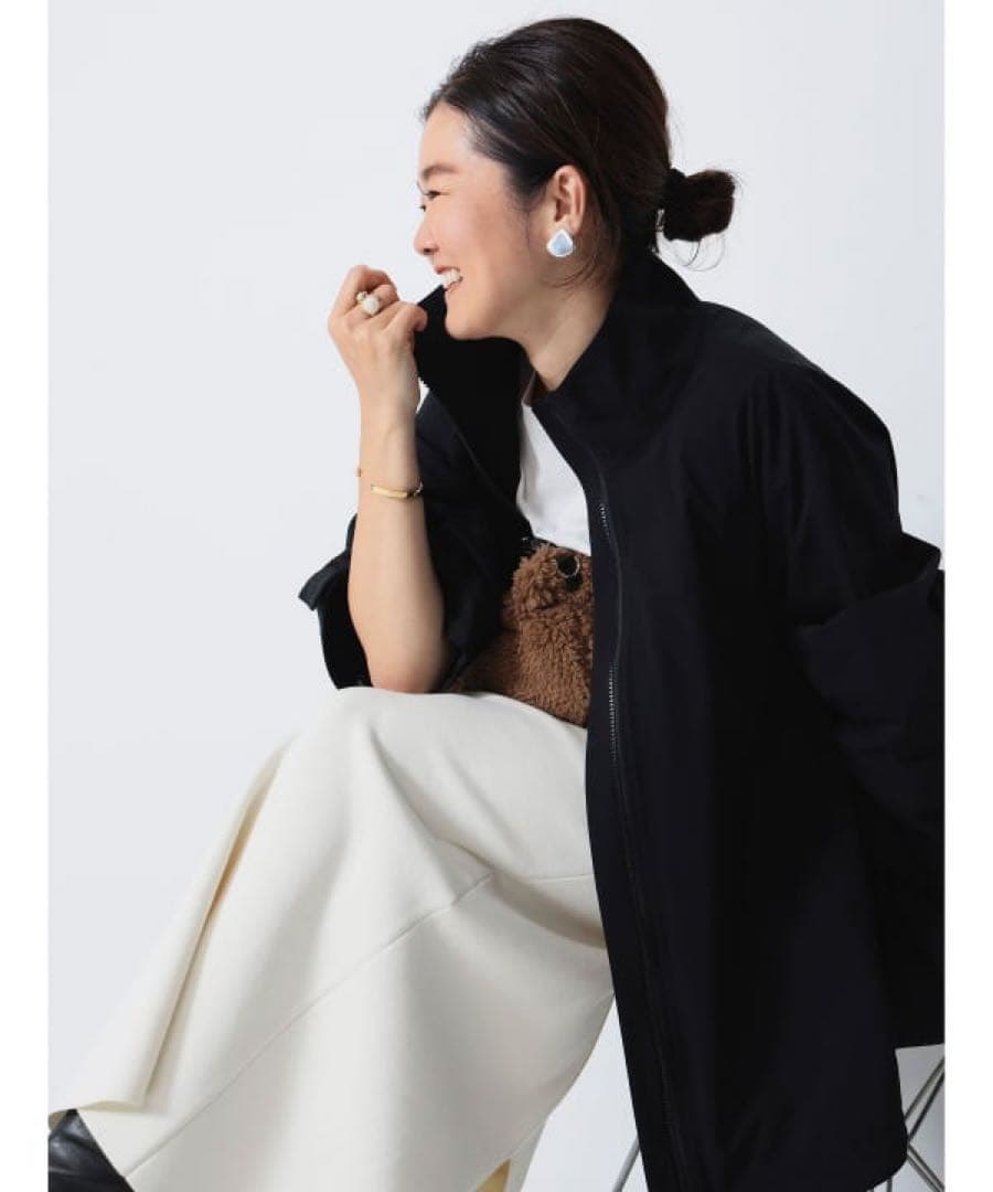 【美品】LEE × Demi-Luxe BEAMS オーバースタンドブルゾン.M