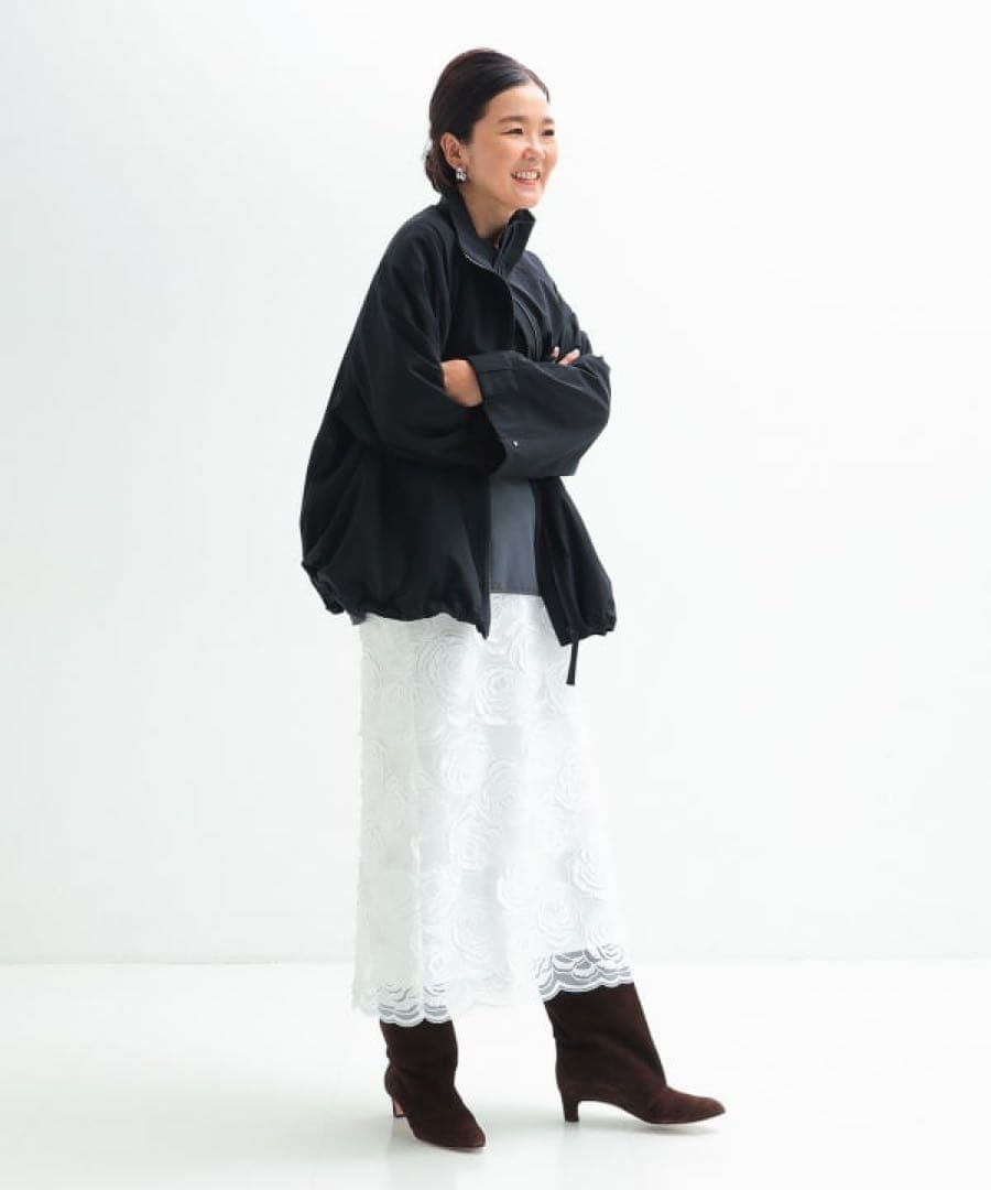 【美品】LEE × Demi-Luxe BEAMS オーバースタンドブルゾン.M