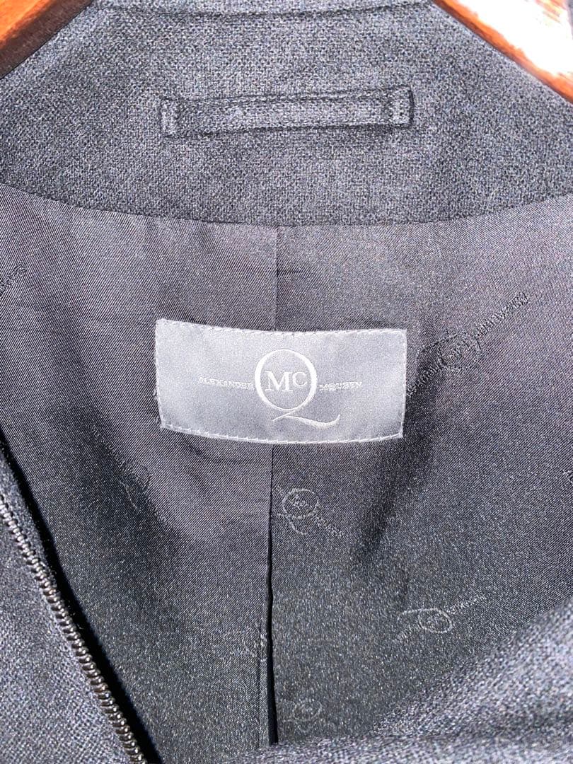 MCQ ALEXANDER MCQUEEN 黒 テーラードジャケット 変形