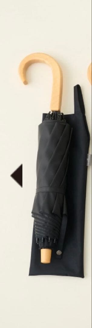 サンバリア100／折りたたみ日傘 2段折 黒