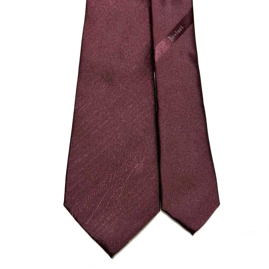 Berluti　ベルルッティ　ネクタイ　カリグラフィ　スクリットタイ　極美品