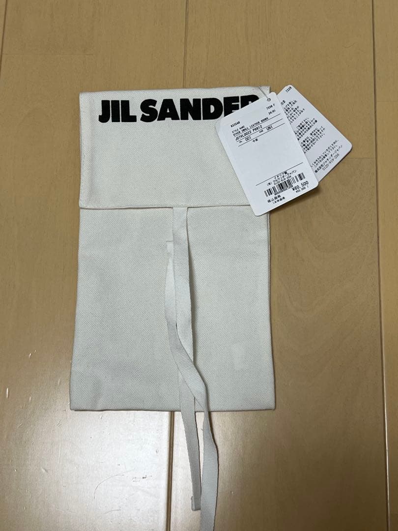 JIL SANDER iPhone15ケース 黒 レザー カードポケット付き