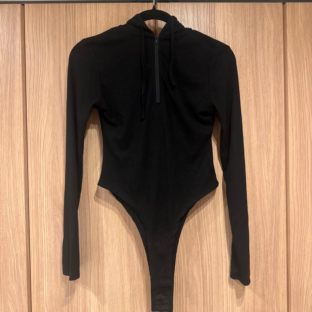 もぐゆり⭐︎TW 亘つぐみ Hoodie Bodysuit ブラック