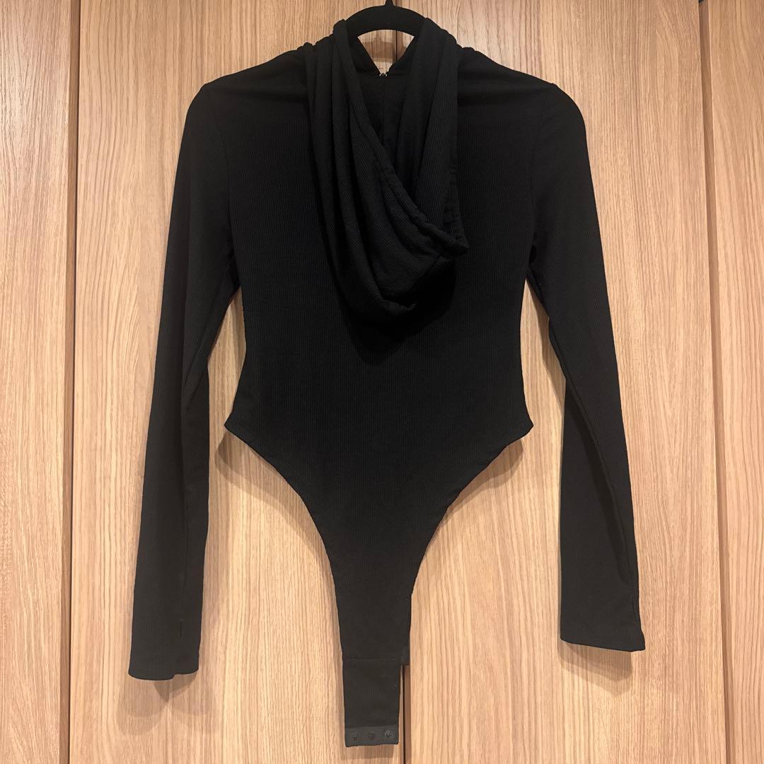 もぐゆり⭐︎TW 亘つぐみ Hoodie Bodysuit ブラック