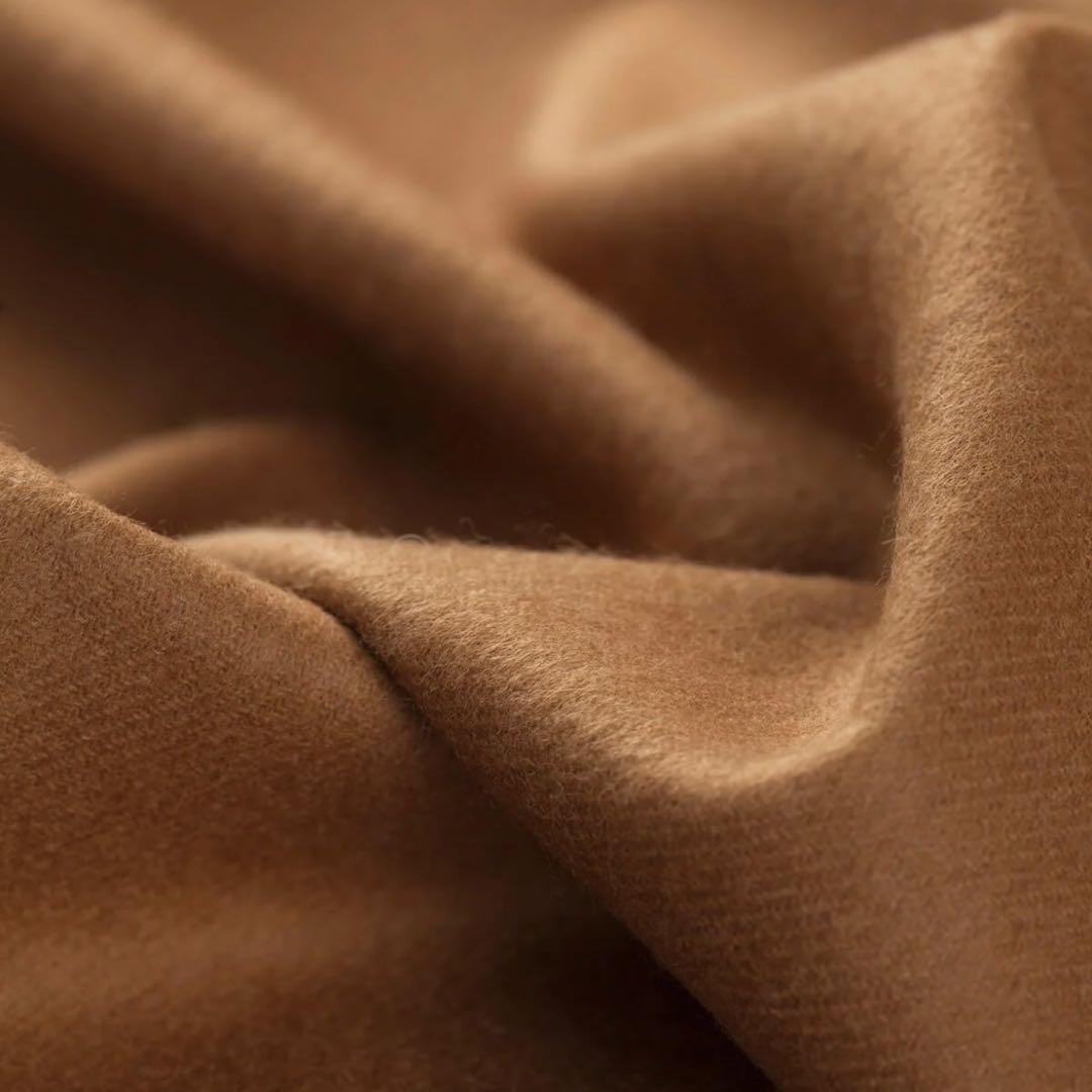 Johnstons カシミヤ100%大判ダークキャメル