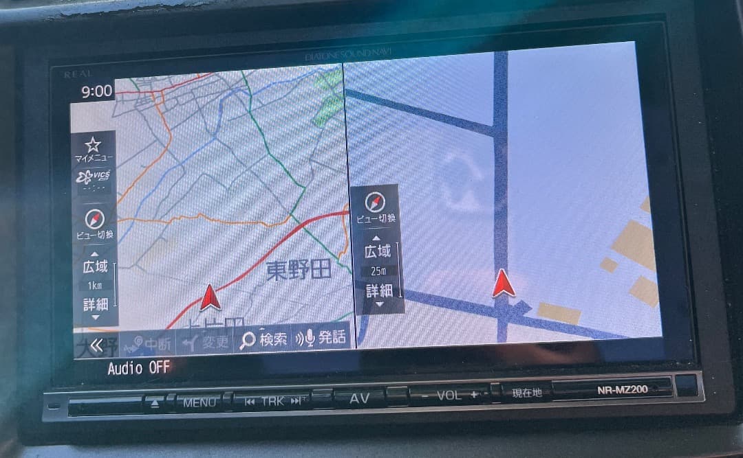 ダイアトーンサウンド　ナビ　NR-MZ200 2016 操作確認