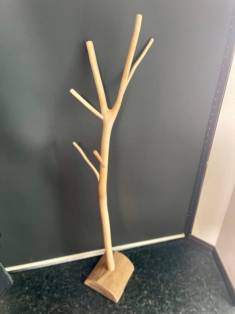 天然木 ウッドツリー 木製 ハンガーラック ナチュラルウッド