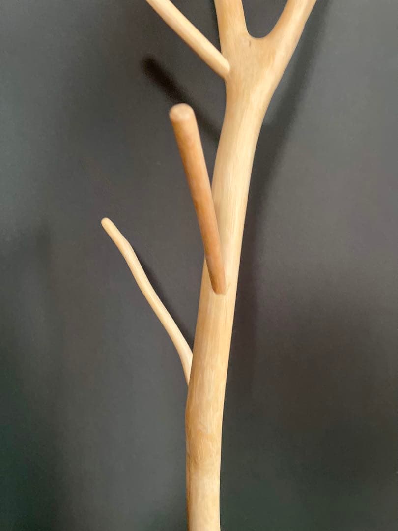 天然木 ウッドツリー 木製 ハンガーラック ナチュラルウッド