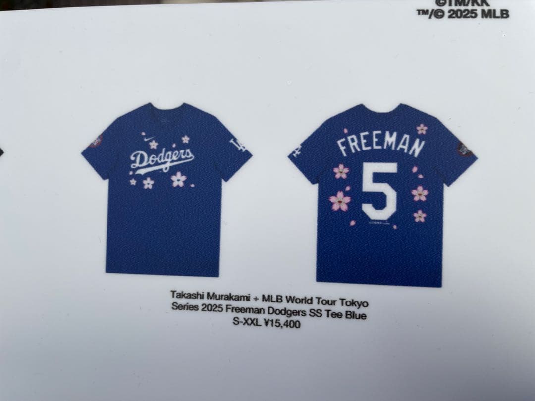 ドジャース MLB コラボ 村上隆 背番号 Tシャツ　フレディ・フリーマン
