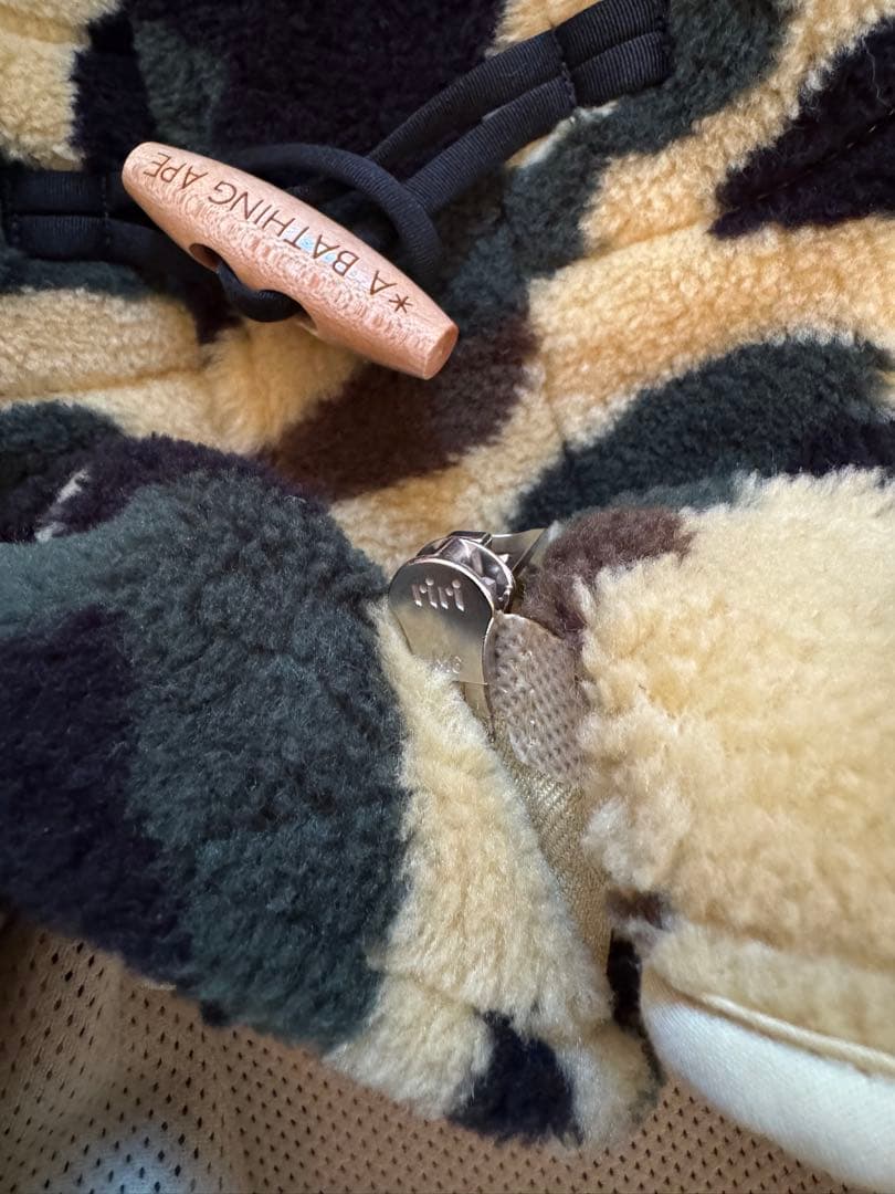 A BATHING APE カモフラージュ ダッフルコート　初期M美品