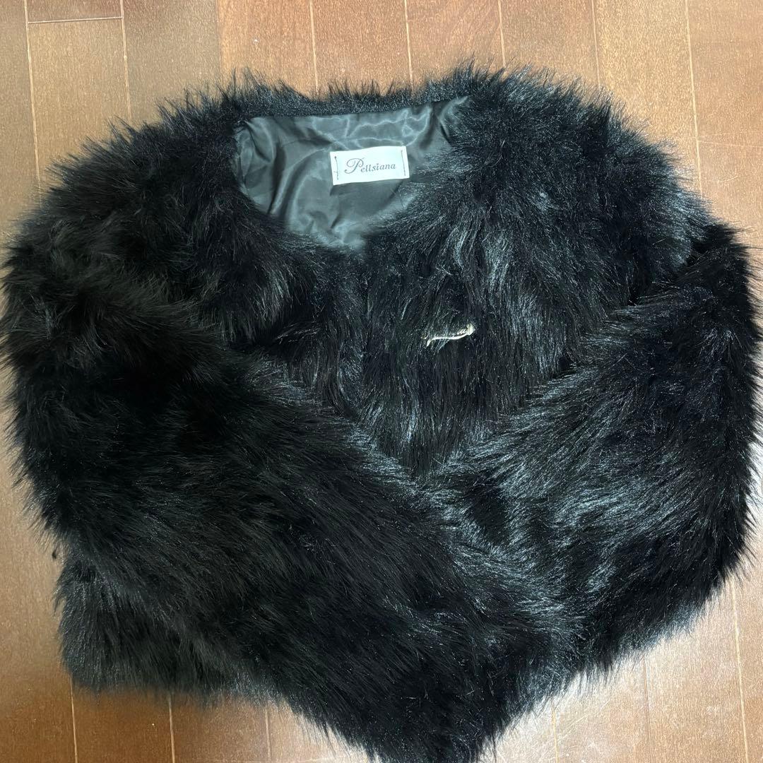 ペルシャナ　pellsiana charm logo far coat