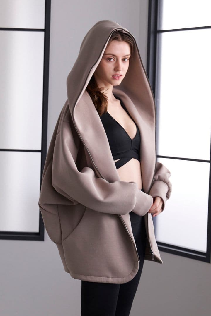 アイラル　ゆんころ　フルジップパーカー　グレージュ　白　ホワイト　新品未使用