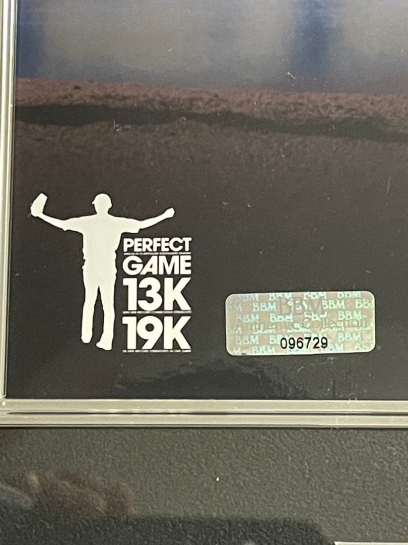 佐々木朗希　2022年完全試合直筆サインフォトパネル　　激レア！　大谷と山本同僚