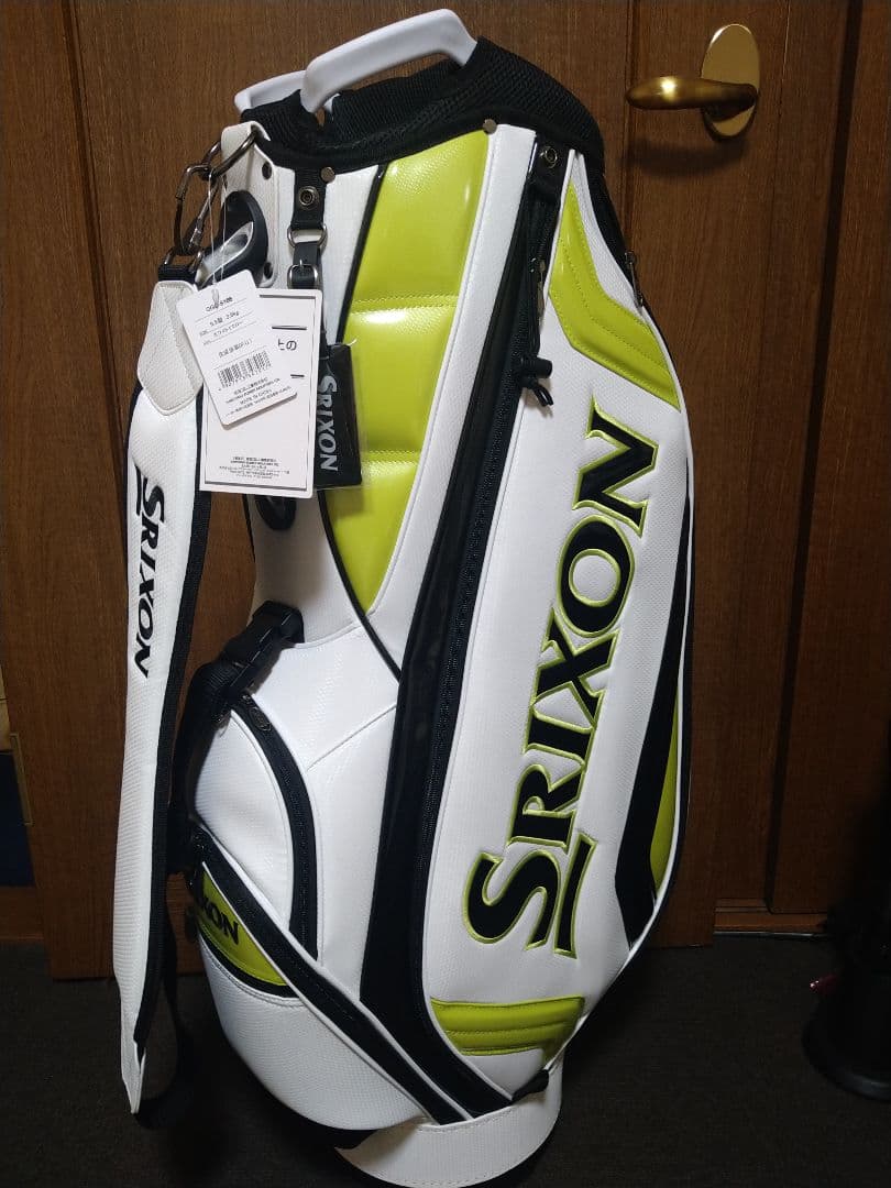 Srixon キャディバッグ ホワイト/イエロー