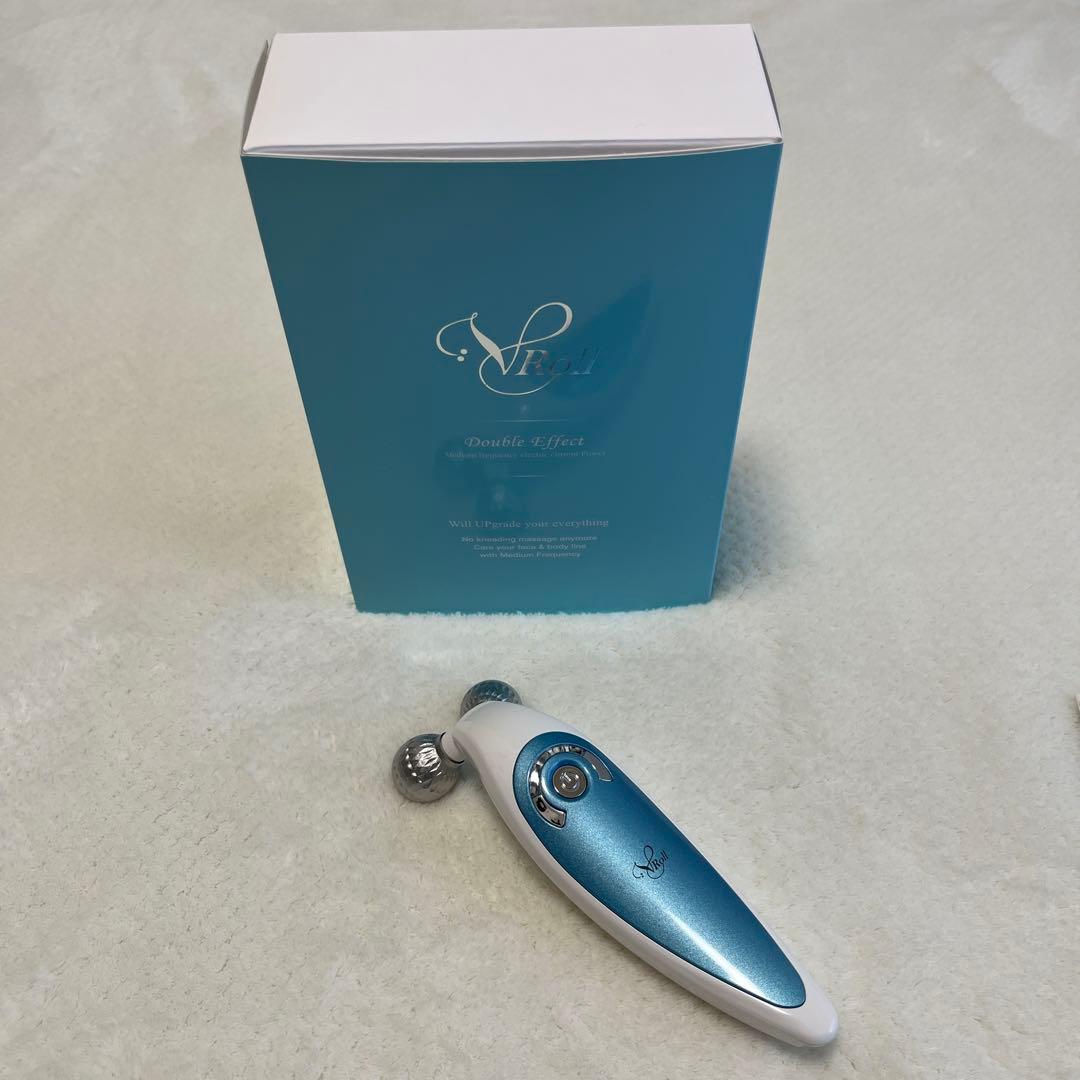 美品⭐︎V Roll 中周波 EMS美顔ローラー ダブルローラー
