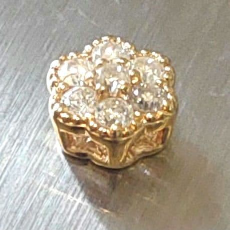 k18 ダイヤモンドペンダントトップ フラワー 0、16ct