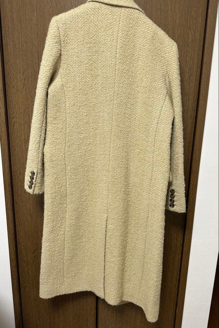 ミラオーウェン　ヘリンボーンチェスターコート