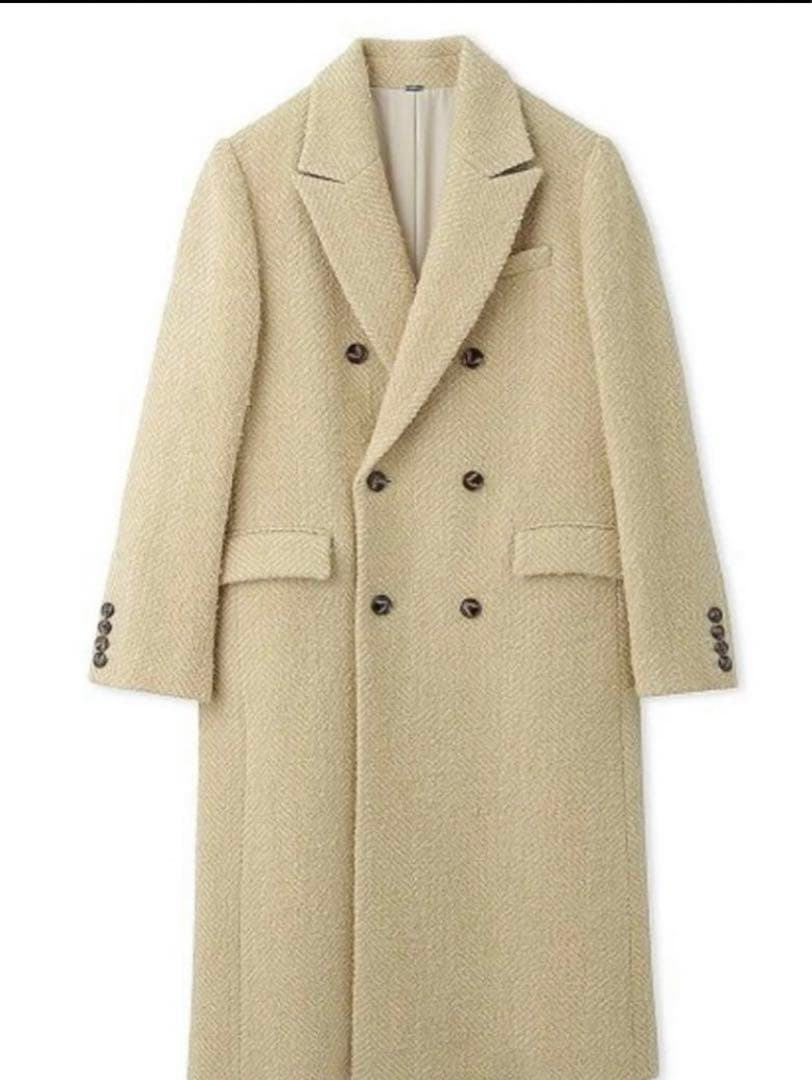 ミラオーウェン　ヘリンボーンチェスターコート