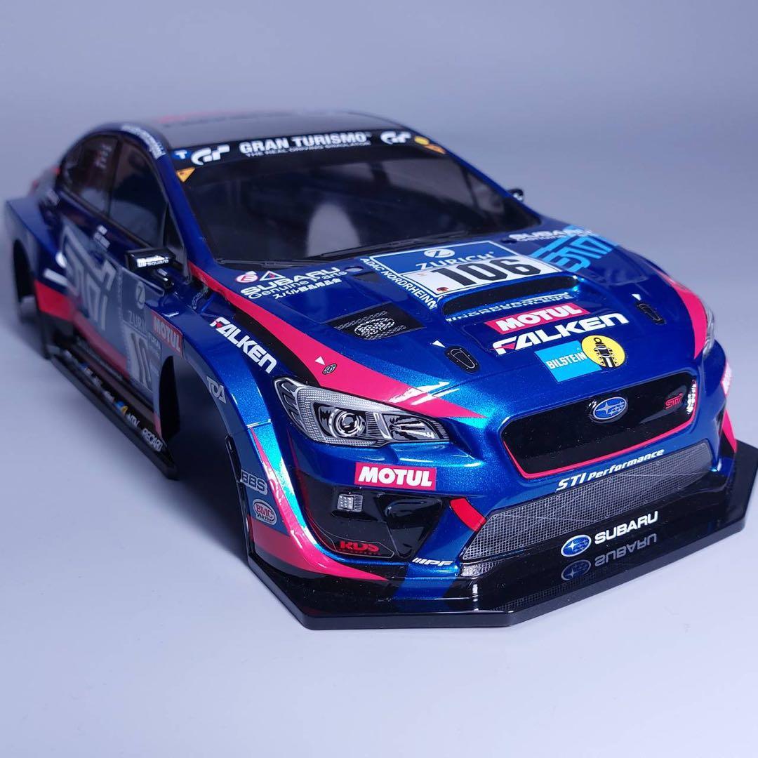 新品 送料無料 タミヤ XB スバル WRX STI NBR ボディ＆ホイール