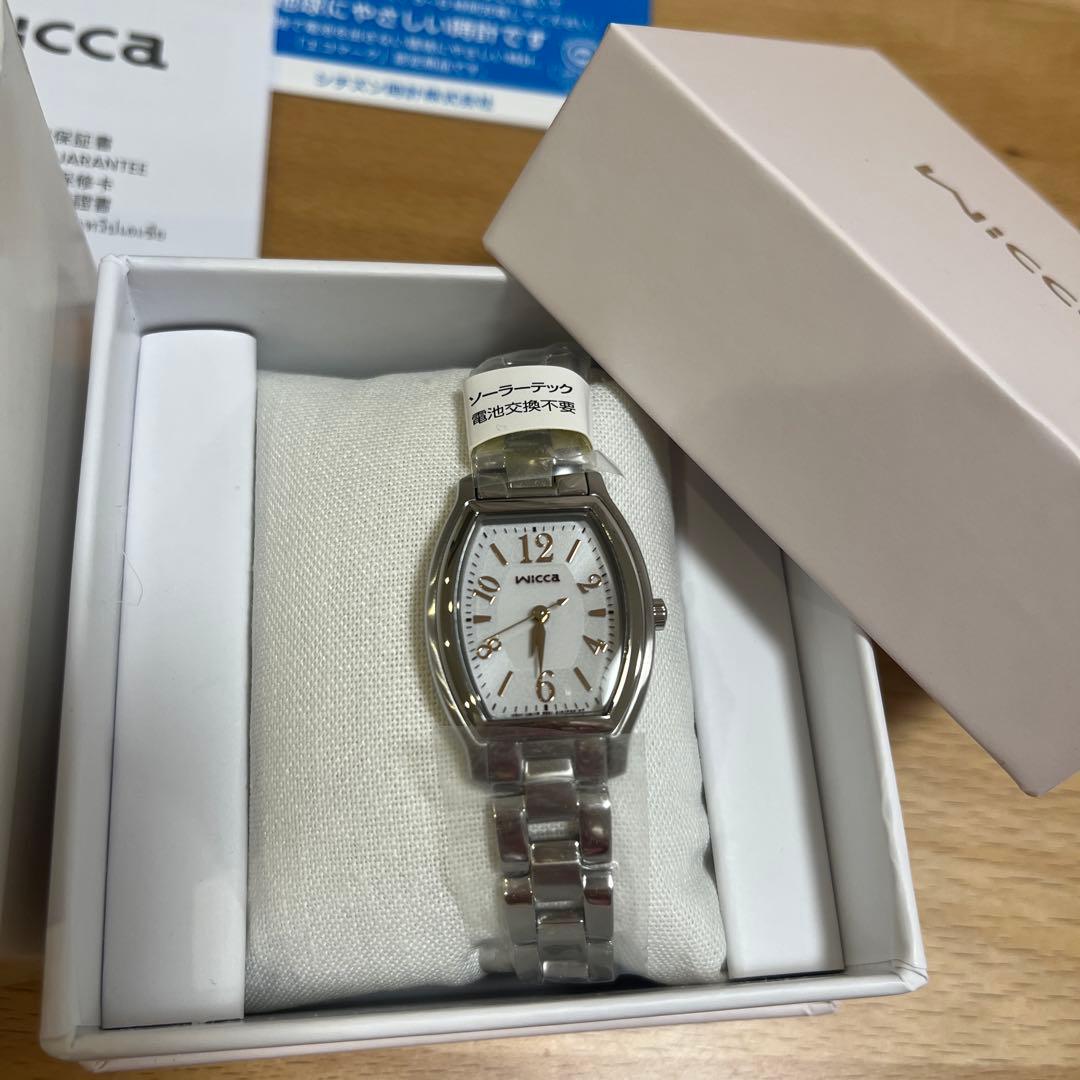 【即日発送】Wicca 腕時計 ソーラー 新品 箱付きCITIZEN シチズン