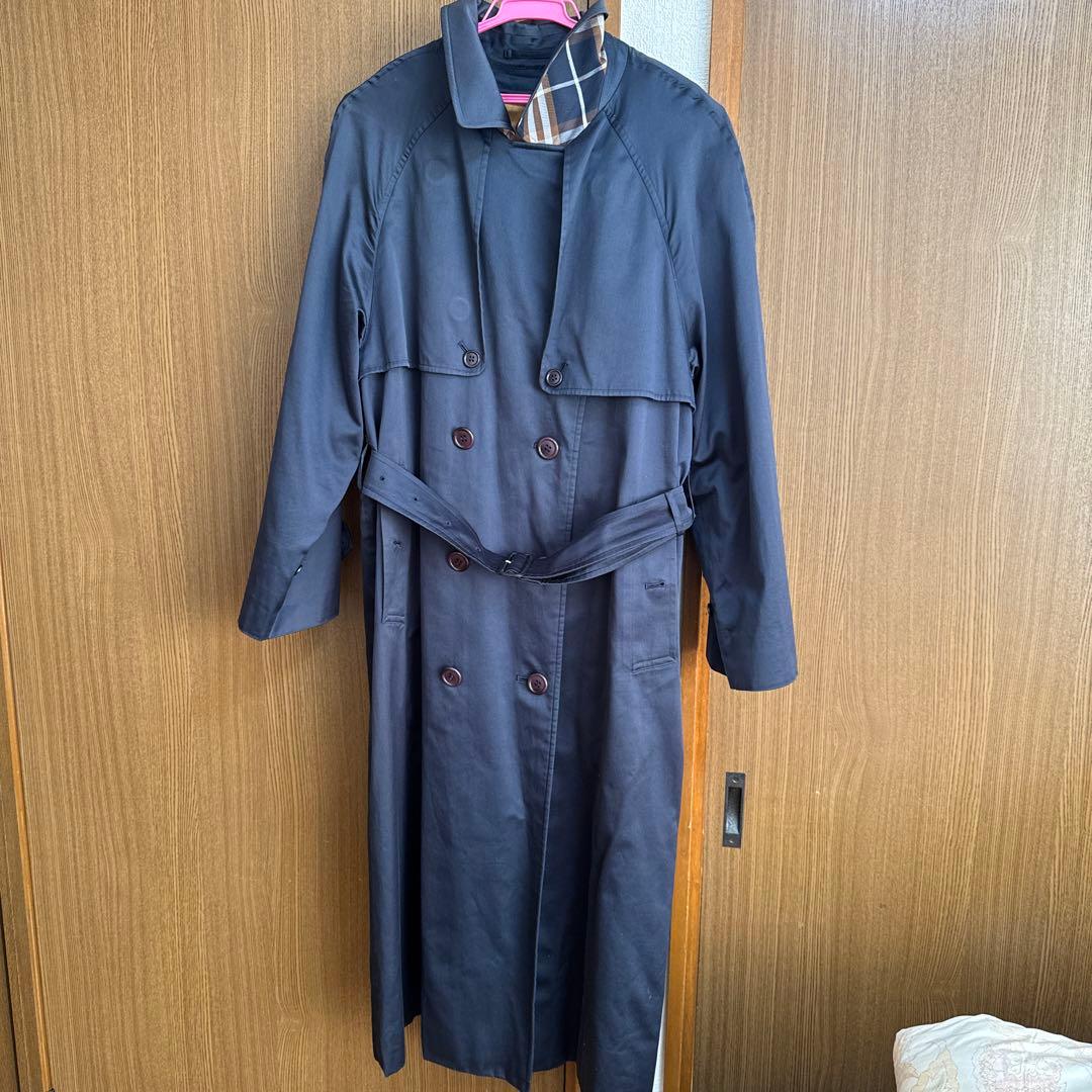Burberry ネイビー トレンチコート ベルト付き