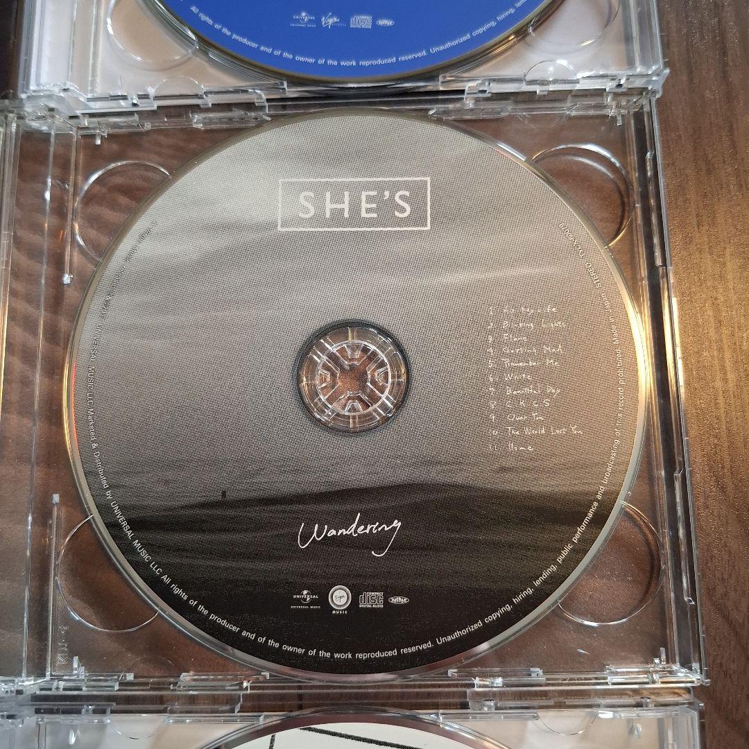SHE'S 初回限定盤CD+DVD アルバム3枚まとめ売り