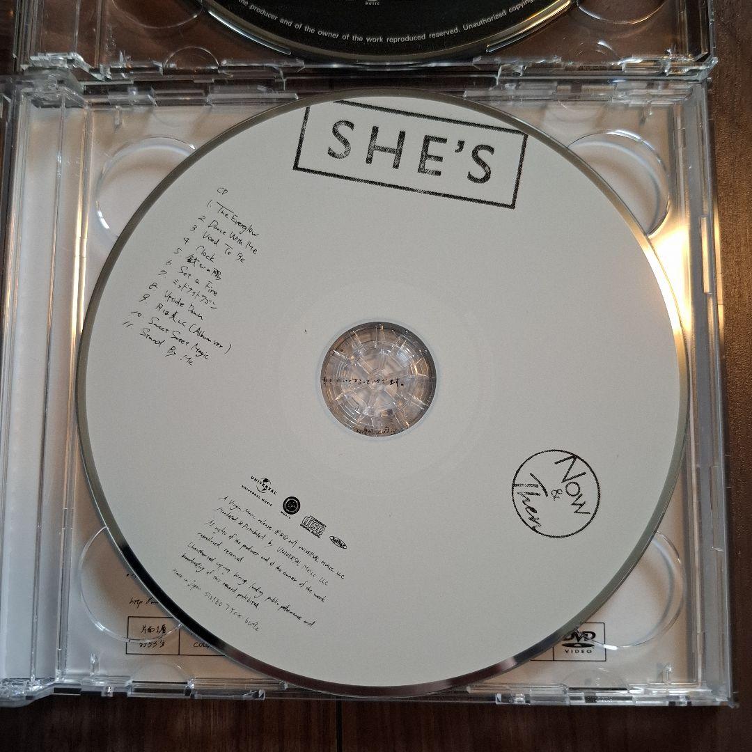 SHE'S 初回限定盤CD+DVD アルバム3枚まとめ売り