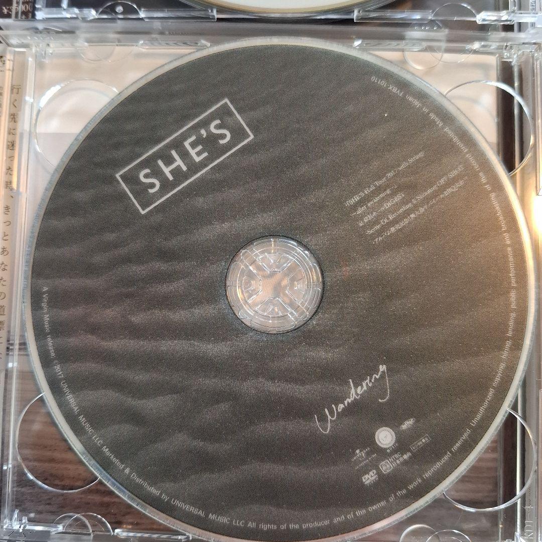 SHE'S 初回限定盤CD+DVD アルバム3枚まとめ売り