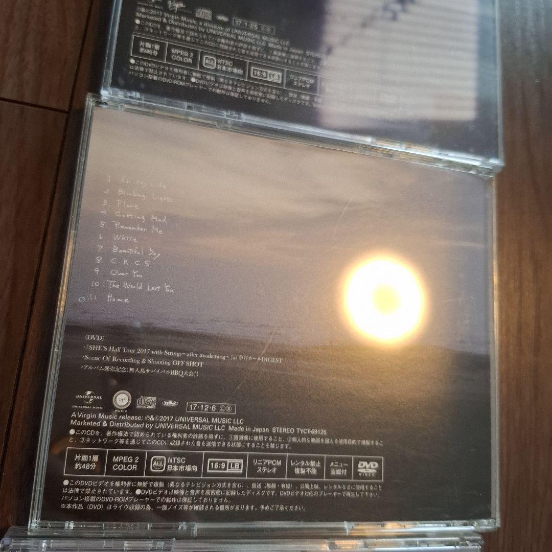 SHE'S 初回限定盤CD+DVD アルバム3枚まとめ売り