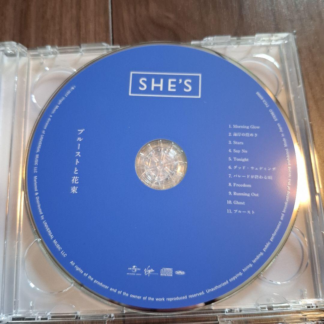 SHE'S 初回限定盤CD+DVD アルバム3枚まとめ売り