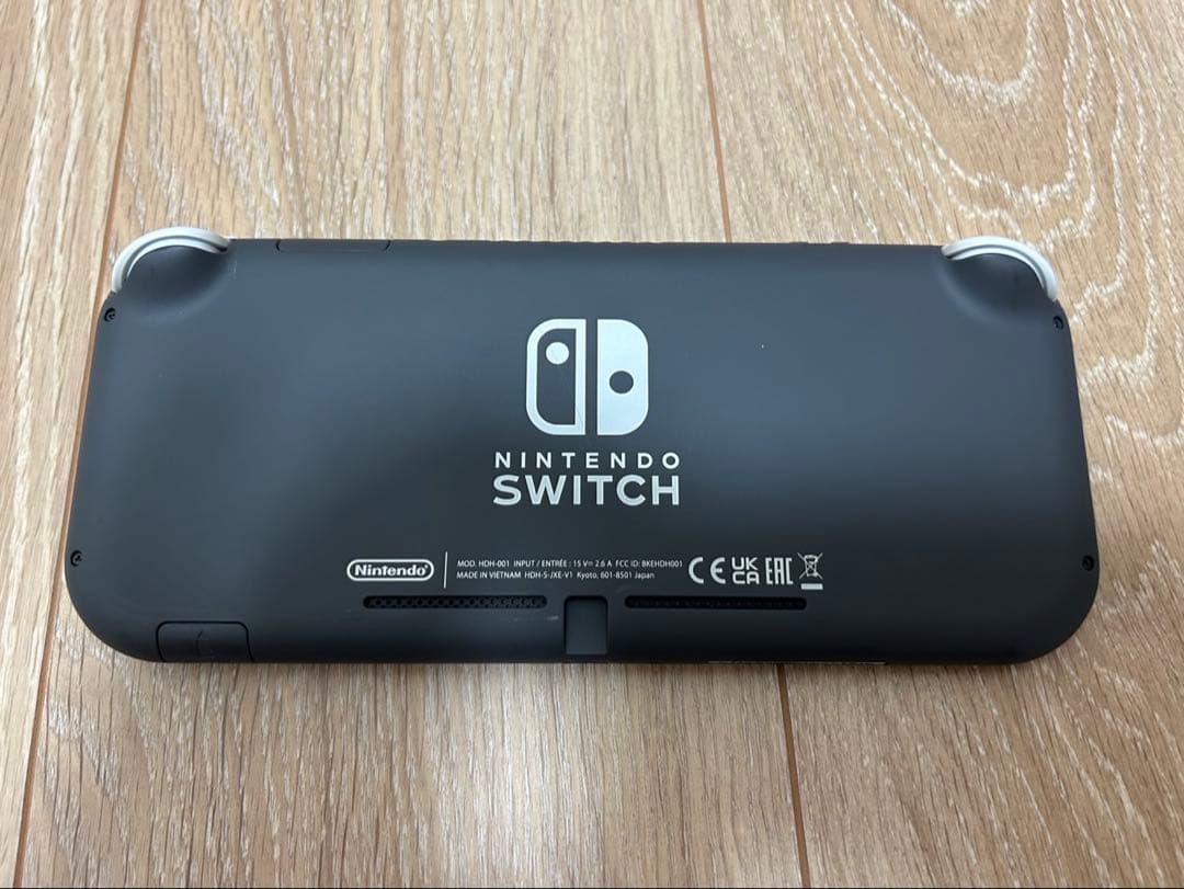 Nintendo Switch Lite グレー 本体　本体、充電ケーブル