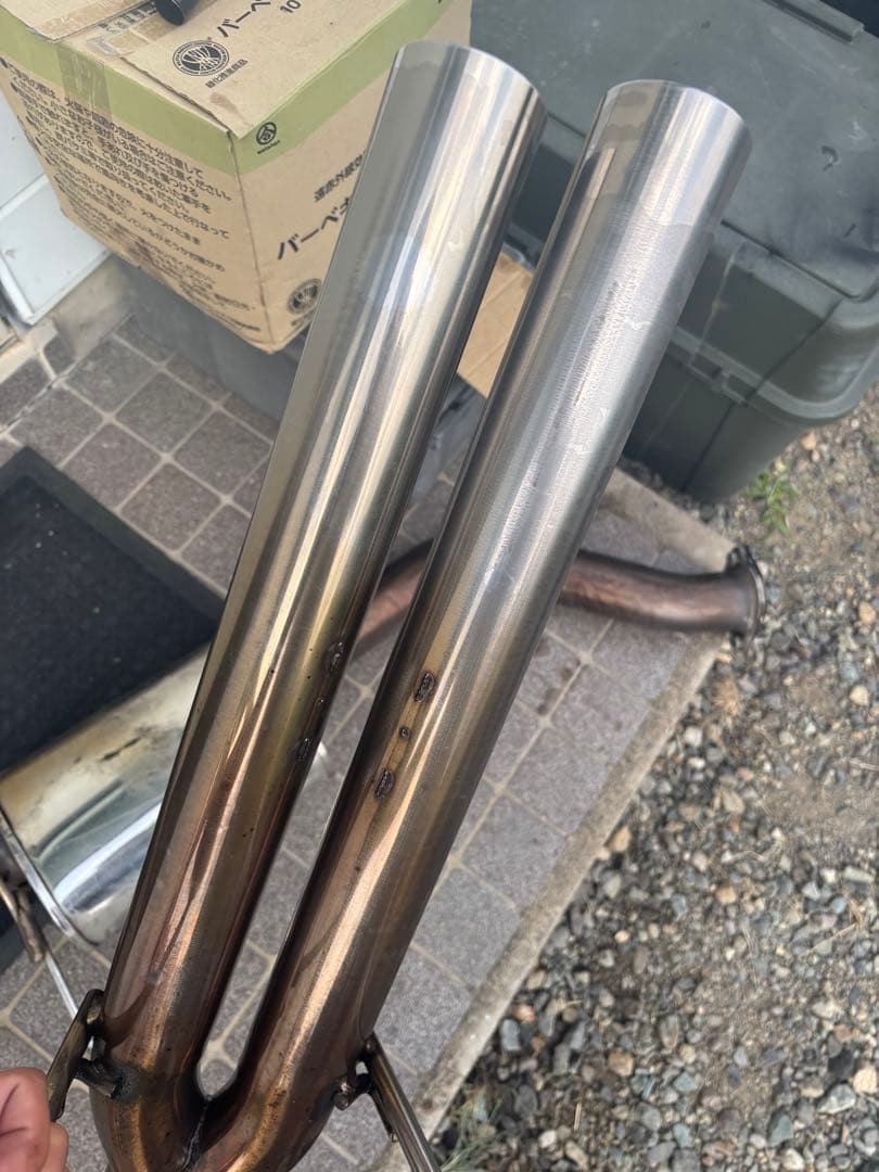 s13 rps13 180sx デュアルマフラー　￼ラインハルト