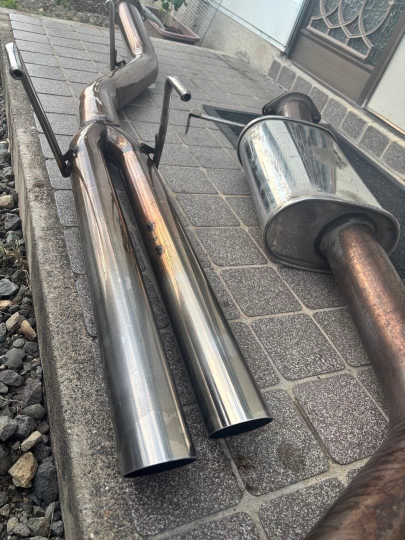 s13 rps13 180sx デュアルマフラー　￼ラインハルト