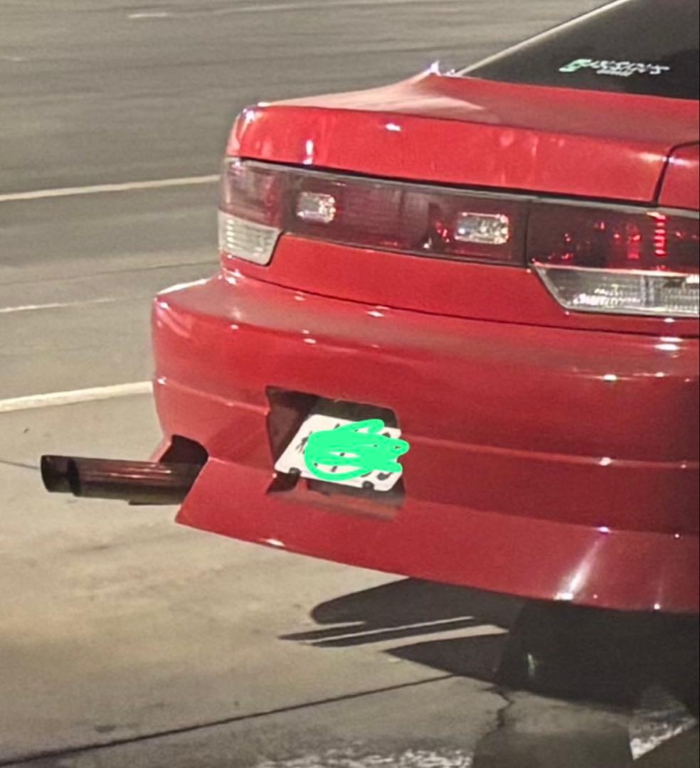 s13 rps13 180sx デュアルマフラー　￼ラインハルト