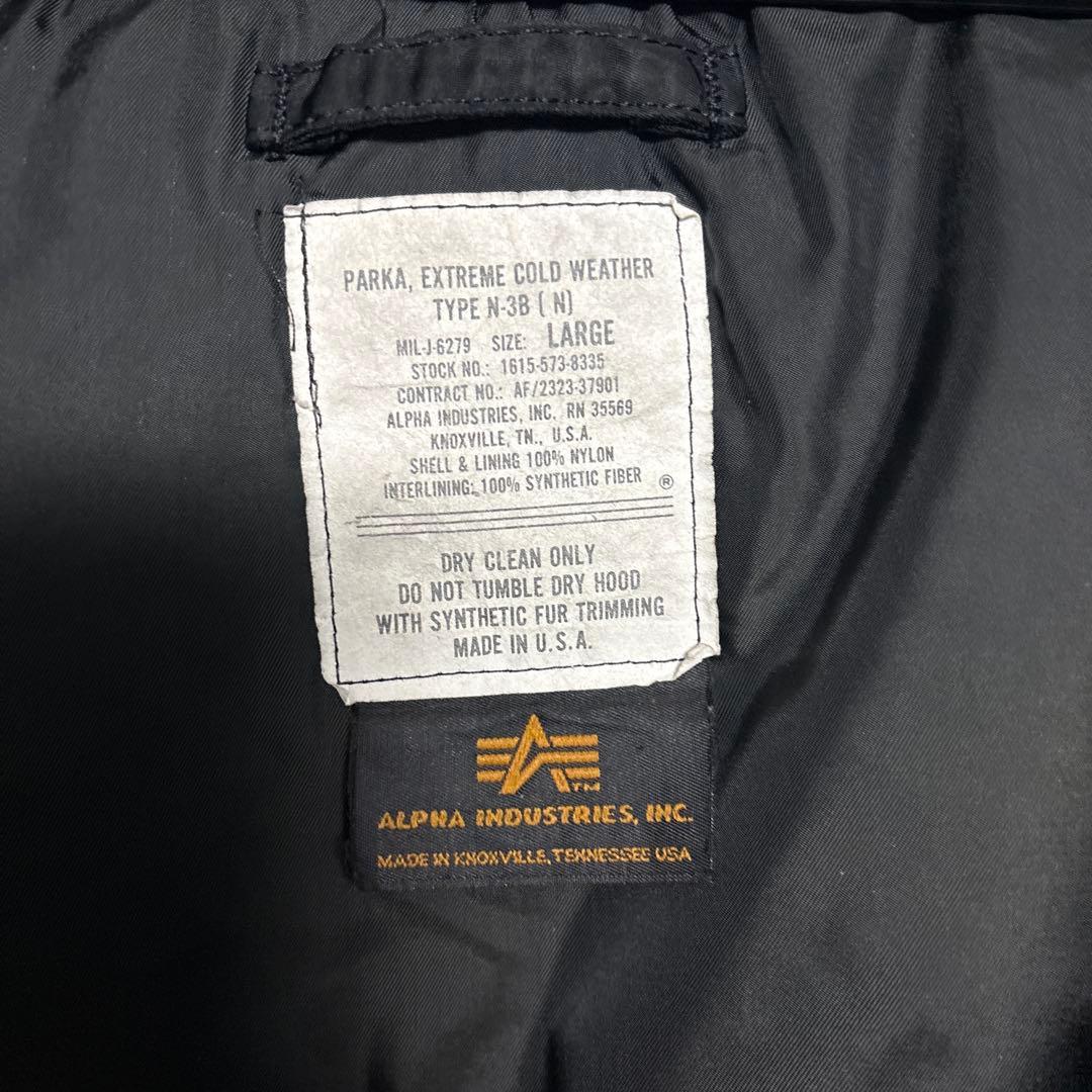 アルファN3B Lサイズ シルバー madeinUSA