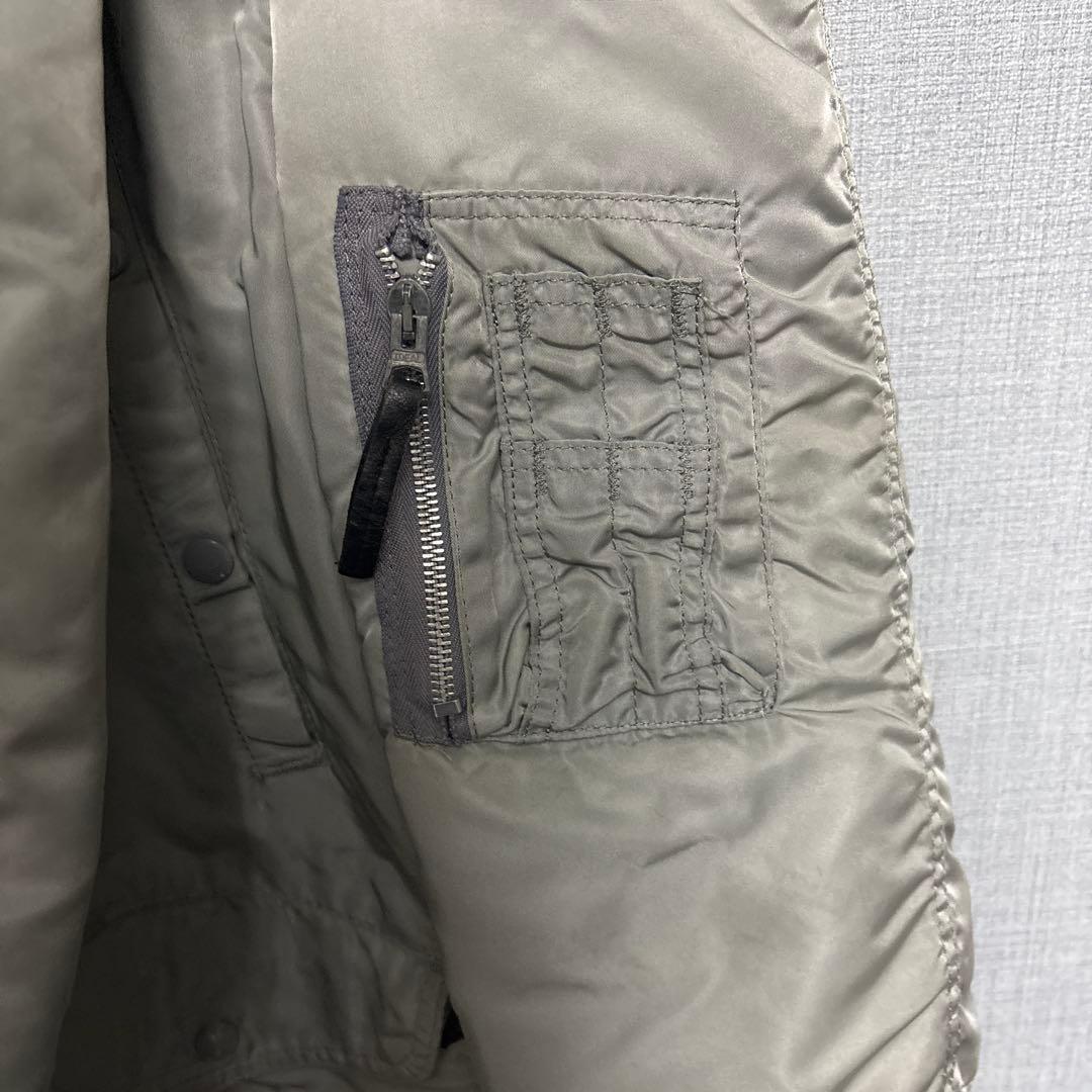 アルファN3B Lサイズ シルバー madeinUSA