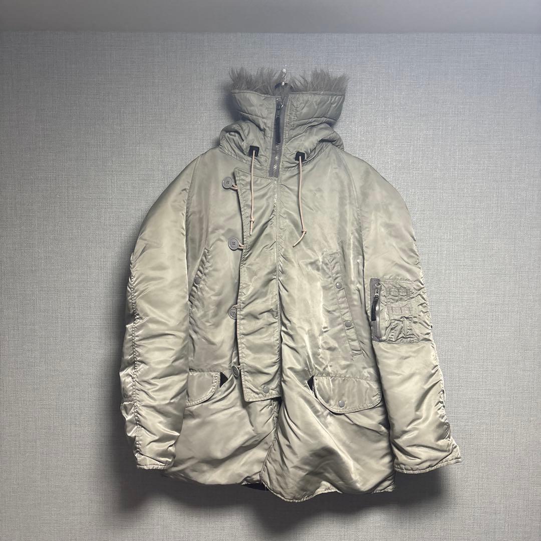 アルファN3B Lサイズ シルバー madeinUSA