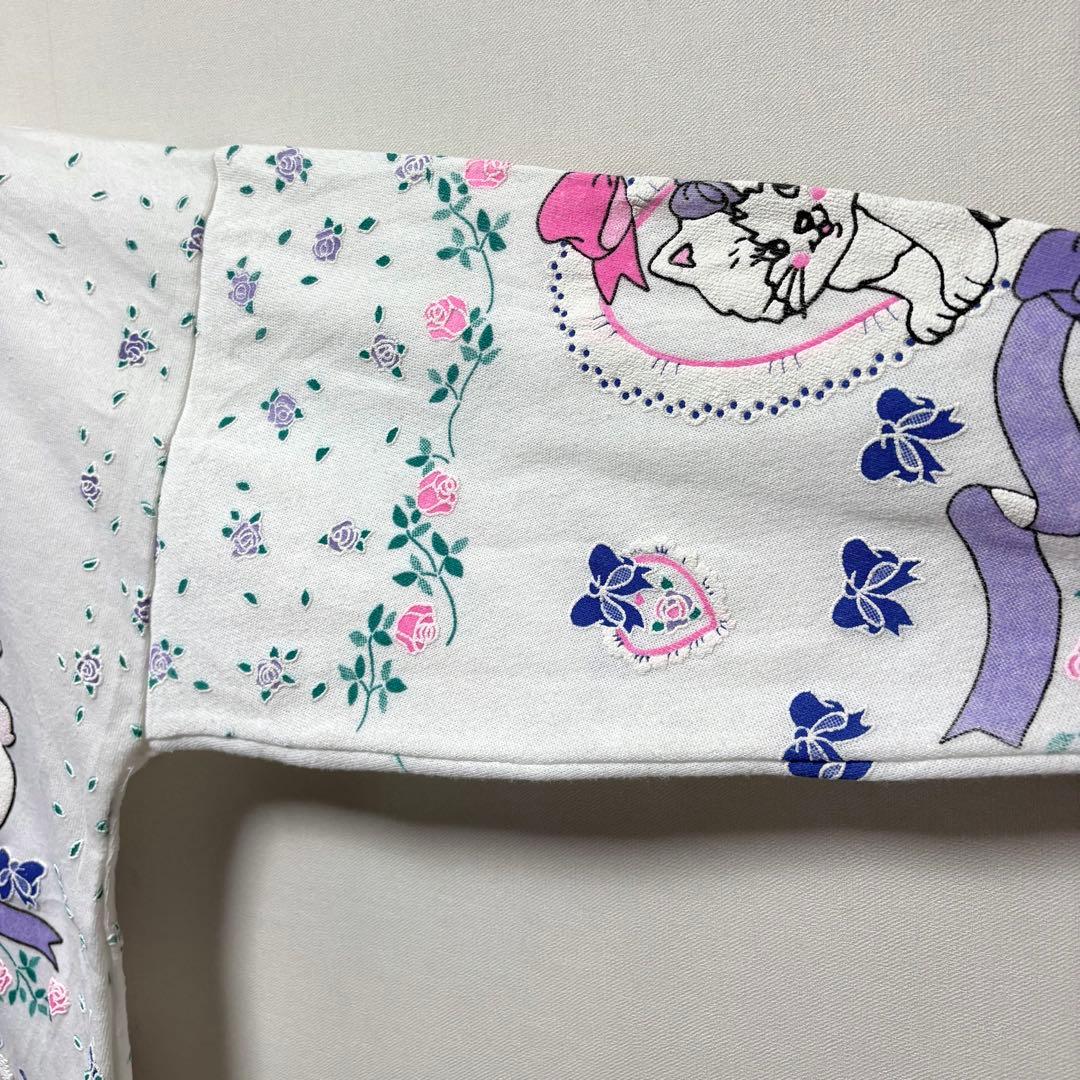 USAvintageアメリカ古着 発泡プリント猫ちゃんハートデザインスウェット