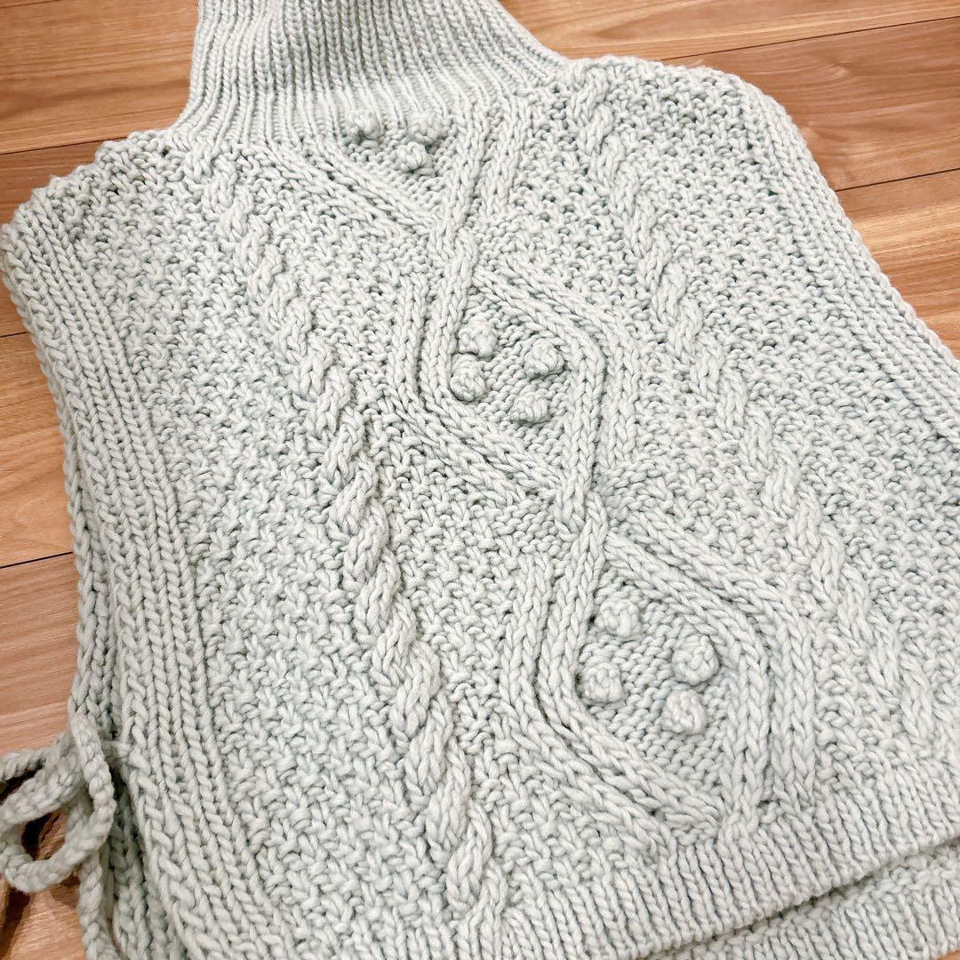 ネストローブ　nest Robe ペルーニット ベスト