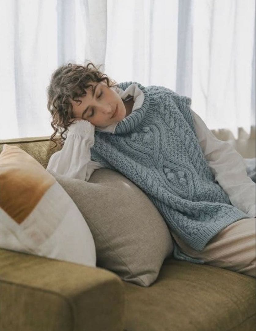 ネストローブ　nest Robe ペルーニット ベスト