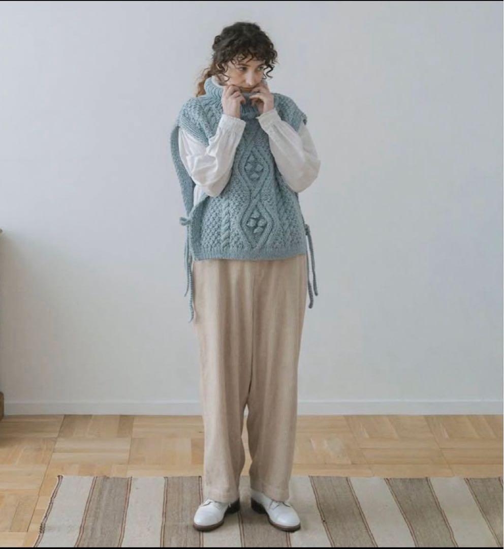 ネストローブ　nest Robe ペルーニット ベスト