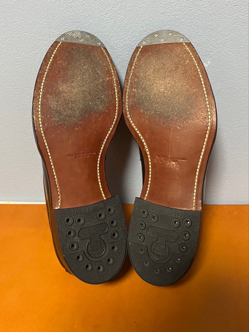 Makers V TIP LOAFER GREEN コードバン US5