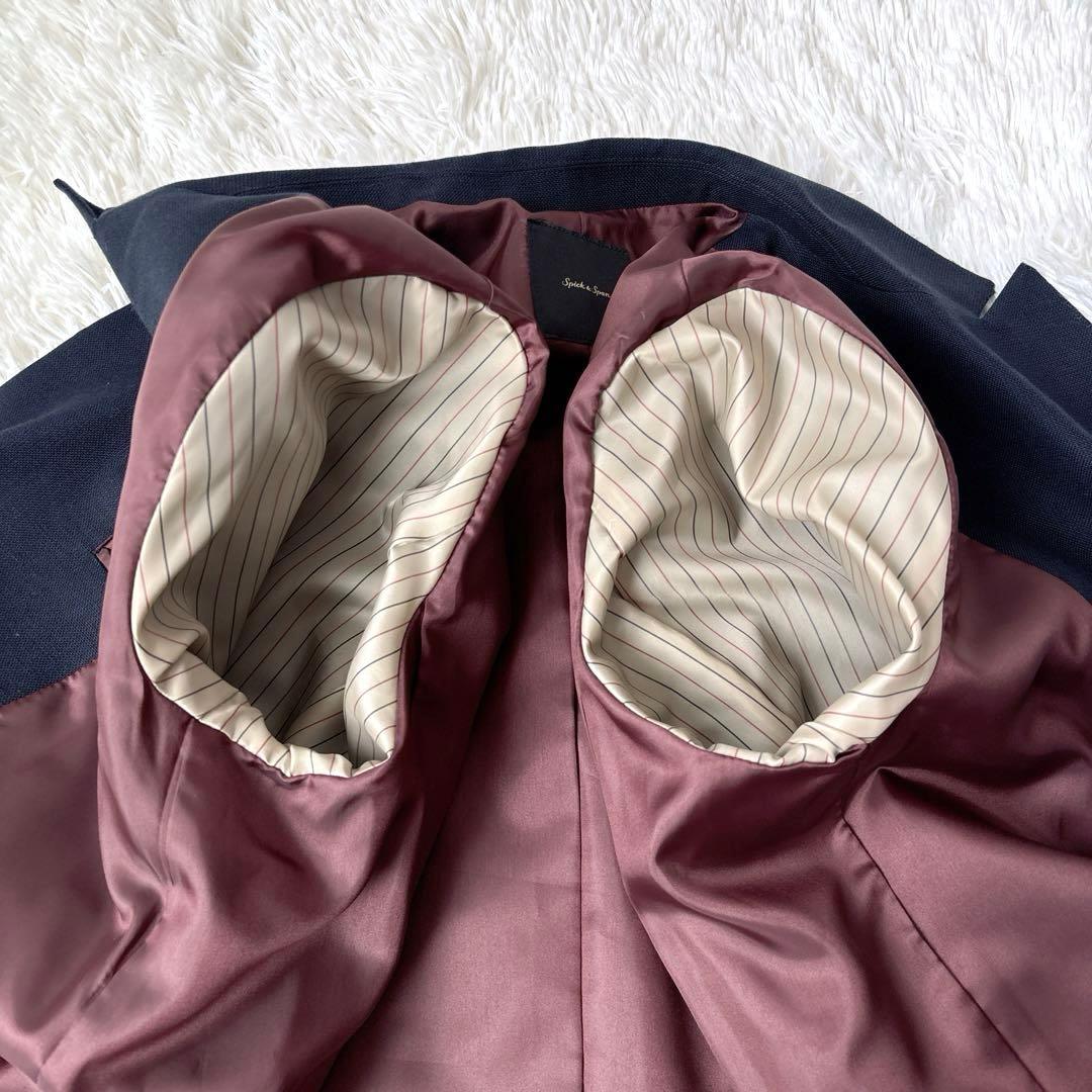 極美品✨ 【Spick&Span】ウールダブルジャケット 紺ブレ 金ボタン 38