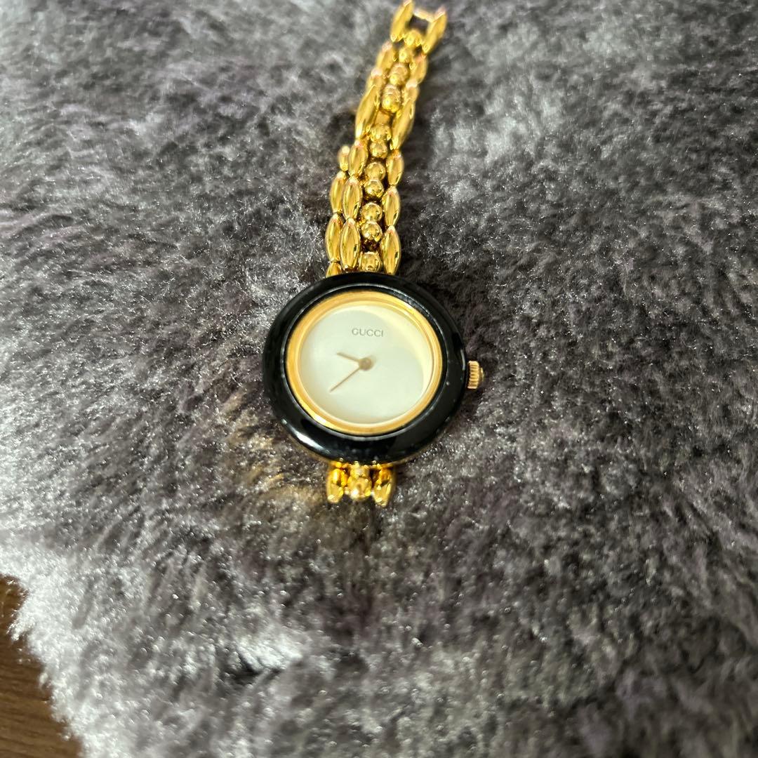 GUCCIにて稼動確認品 GUCCI グッチ 腕時計 チェンジベゼル