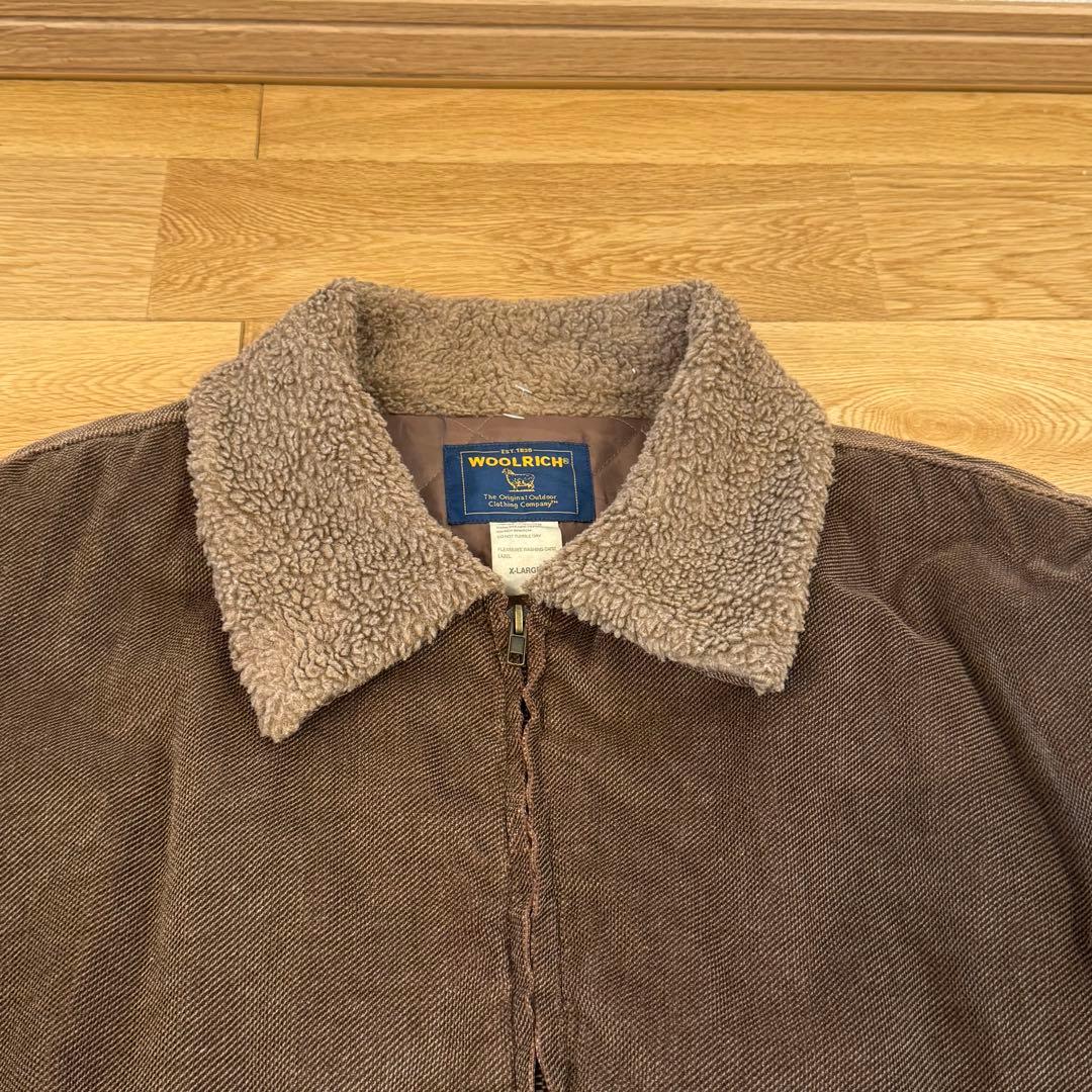 【WOOLRICH】襟ボア コーデュロイ ボンバージャケット XL