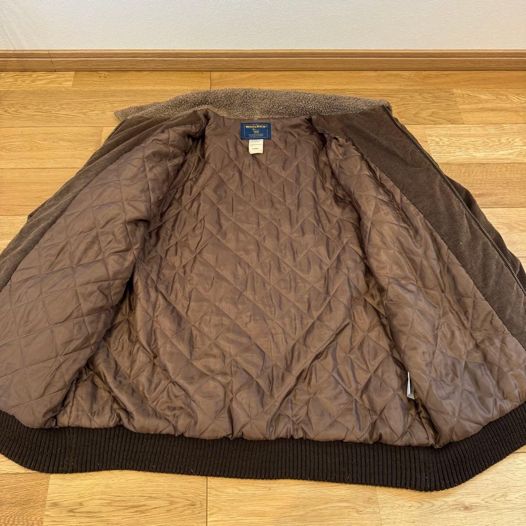 【WOOLRICH】襟ボア コーデュロイ ボンバージャケット XL
