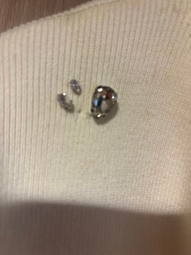 アニュアンス　ビジュー ノーカラージャケット