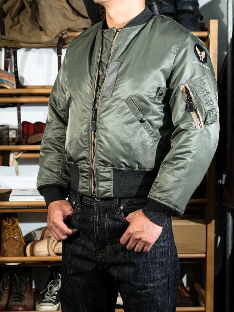 REAL SIMONS MIL-J-8279 初期型MA-1 改良復刻モデル